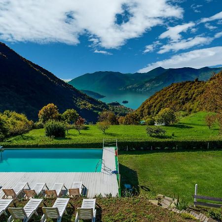 Cozy Chalet At Marone Lake Lombardy With Pool Buitenkant foto